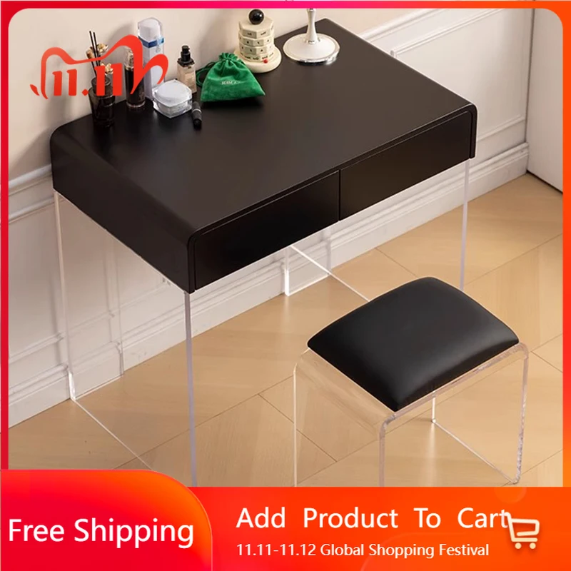 Акриловый черный туалетный столик, дешевая косметика для красоты, предметы первой необходимости для общежития, органайзер для туалетного столика Penteadeira, украшение для дома
Акриловый черный туалетный столик, дешевая косметика для красоты, предметы первой необходимости для общежития, органайзер для туалетного столика Penteadeira, украшение для дома