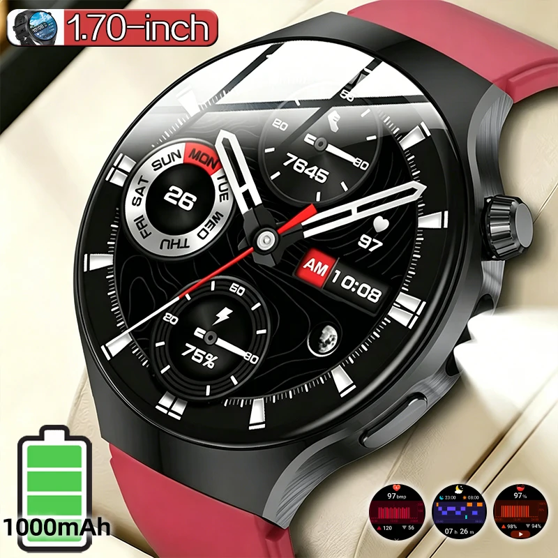 Outdoor smart watch 100mAh large battery Multi-sport mode Bluetooth call health detection LED light 1.70 large screen smartwatch
Outdoor smart watch 100mAh large battery Multi-sport mode Bluetooth call health detection LED light 1.70 large screen smartwatch