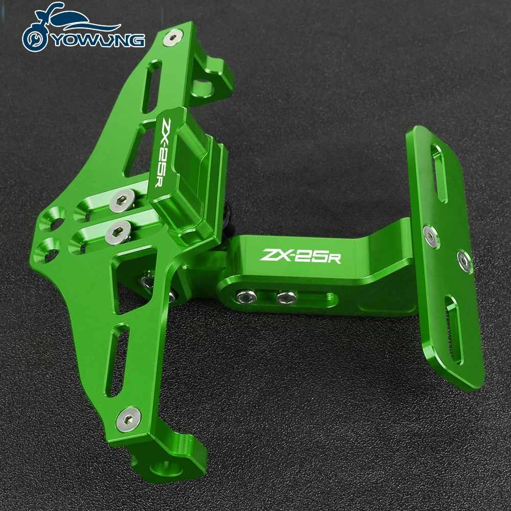 For Kawasaki Ninja ZX-25R ZX 25R ZX25R 2020-2023 Adjustable CNC Aluminum Bracket License Plate Holder LED Light
For Kawasaki Ninja ZX-25R ZX 25R ZX25R 2020-2023 Adjustable CNC Aluminum Bracket License Plate Holder LED Light