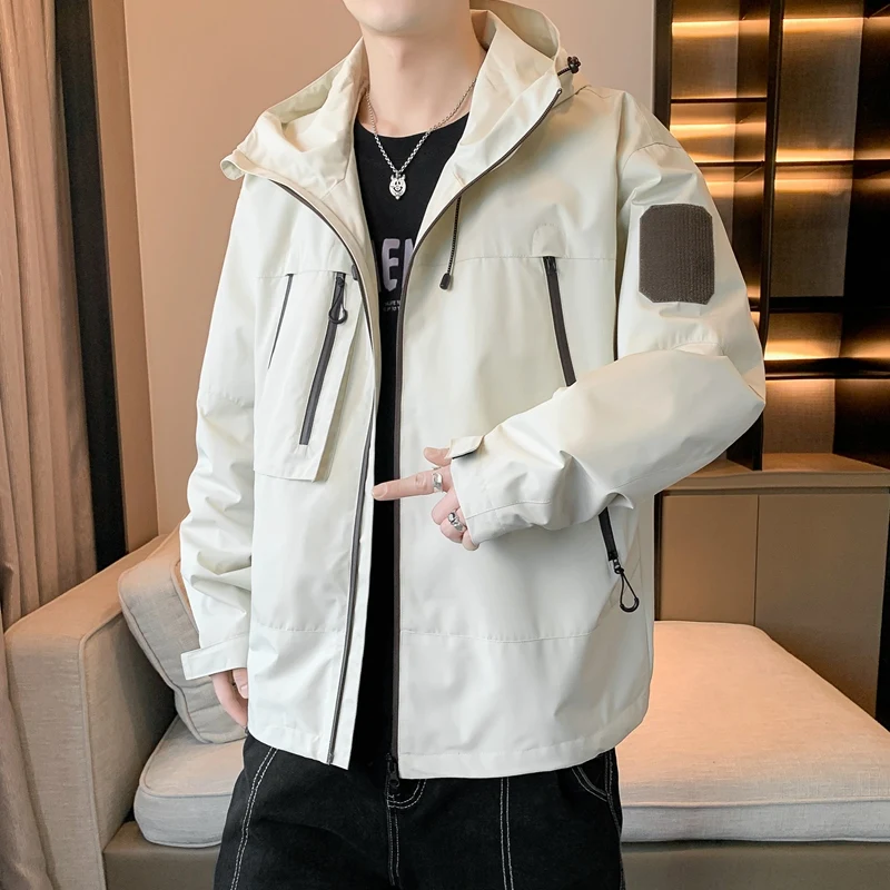 Autumn Windbreaker Men Jacket Streetwear Casual Hooded Coat Men Fashion Clothing Outdoor Sports Hiking Trekking Waterproof Coats
Autumn Windbreaker Men Jacket Streetwear Casual Hooded Coat Men Fashion Clothing Outdoor Sports Hiking Trekking Waterproof Coats