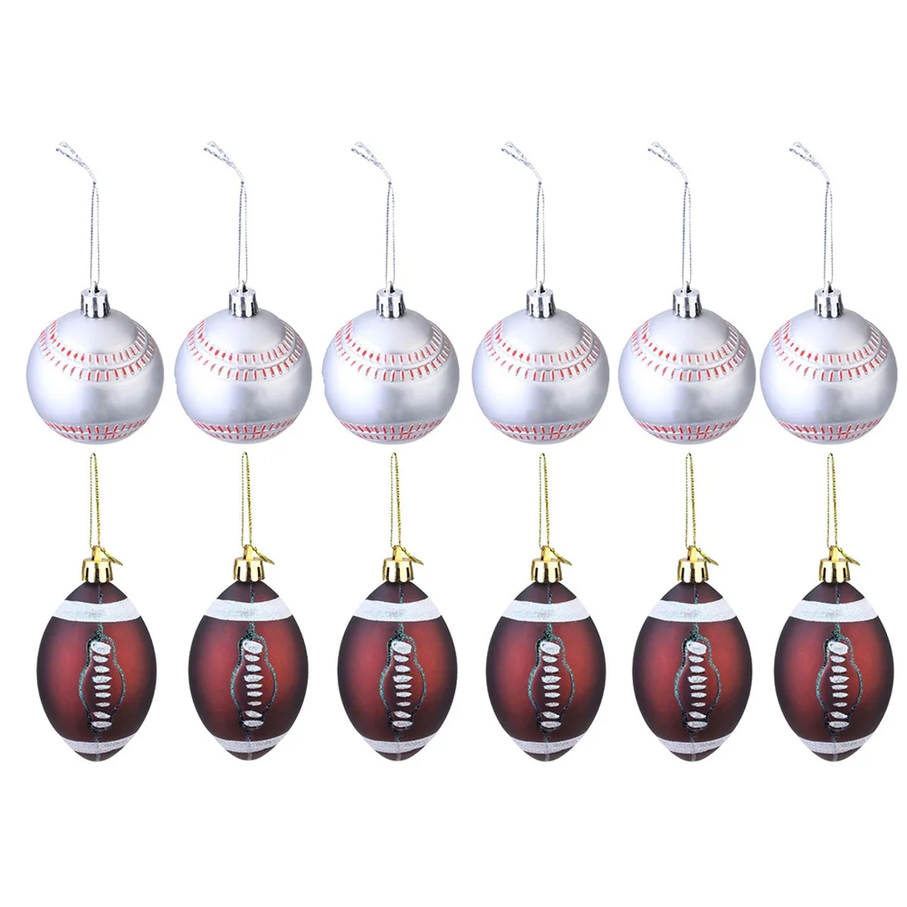 1Set Christmas Ball Ornaments Sports Theme Hanging Balls Decorative Xmas Tree Party Holiday Supplies Christmas Balls Ornaments
1Set Christmas Ball Ornaments Sports Theme Hanging Balls Decorative Xmas Tree Party Holiday Supplies Christmas Balls Ornaments