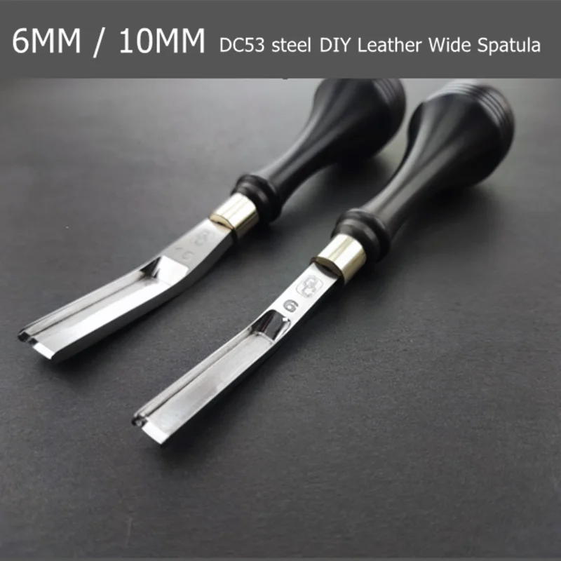 G&C DC53 Steel Leather Skiving Knife 6mm/10mm - Multi-Function Tool for Fluting, Beveling & Thinning | Custom Made in 5-10 Days
G&C DC53 Steel Leather Skiving Knife 6mm/10mm - Multi-Function Tool for Fluting, Beveling & Thinning | Custom Made in 5-10 Days