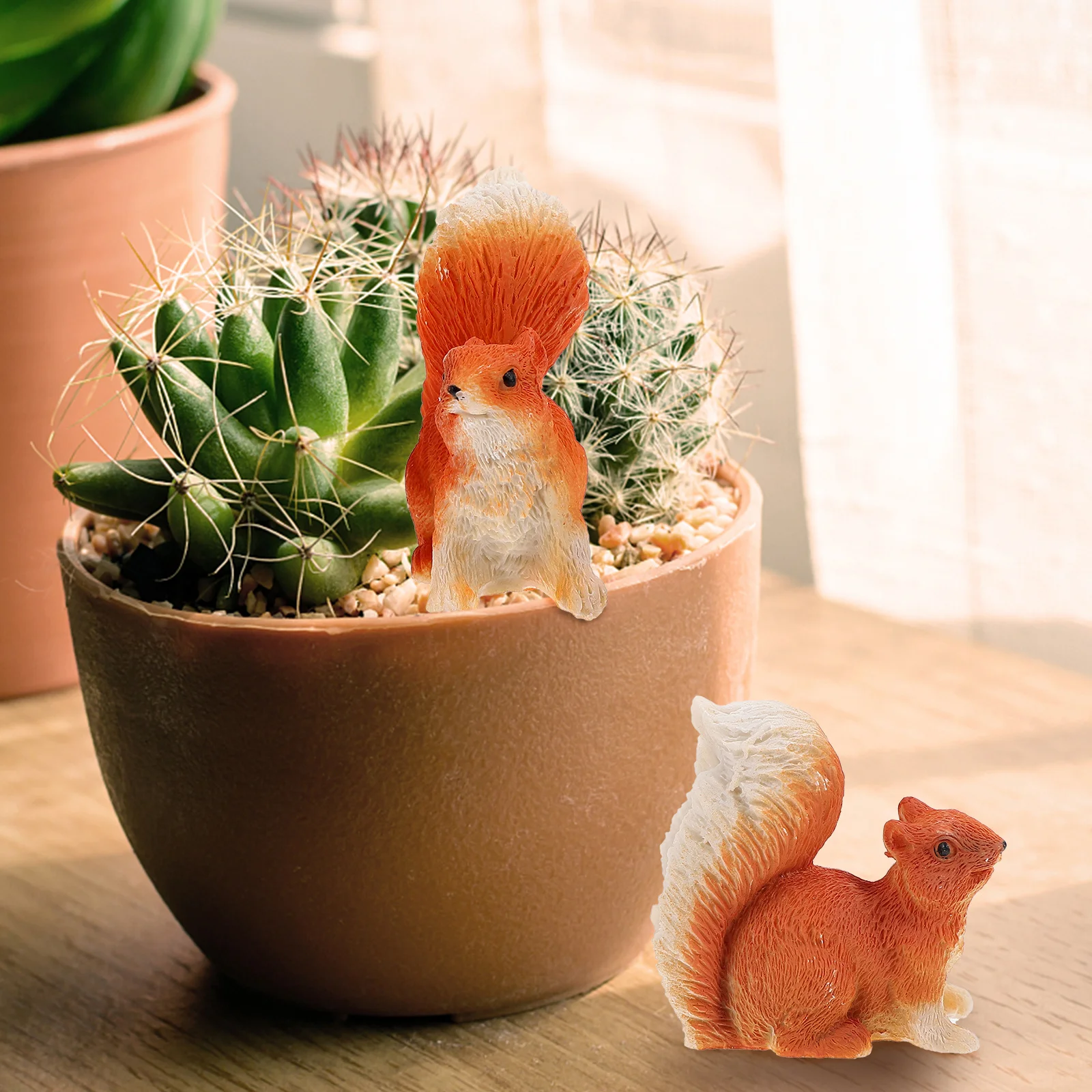 10Pcs Lovely Mini Squirrel Figure Sturdy Resin Handicraft Micro Garden Decoration Flower Pot Flower Pot Micro Decoration
10Pcs Lovely Mini Squirrel Figure Sturdy Resin Handicraft Micro Garden Decoration Flower Pot Flower Pot Micro Decoration