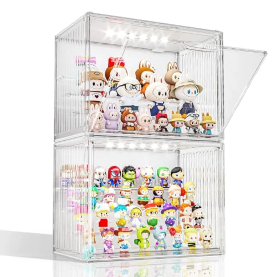 Clear Acrylic Display Case with Light for Figures/Collectibles, Figurine Display Shelf, LED Lighted Display Cases Collection Ho
Clear Acrylic Display Case with Light for Figures/Collectibles, Figurine Display Shelf, LED Lighted Display Cases Collection Ho