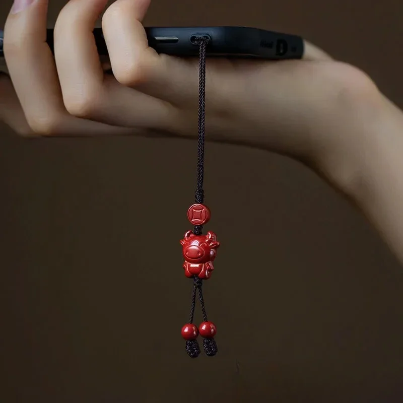 Natural Red Cinnabar Chinese Zodiac Key Chain Adjustable Bangle Jewellery Fashion Accessories Hand-Carved Woman Customized
Natural Red Cinnabar Chinese Zodiac Key Chain Adjustable Bangle Jewellery Fashion Accessories Hand-Carved Woman Customized