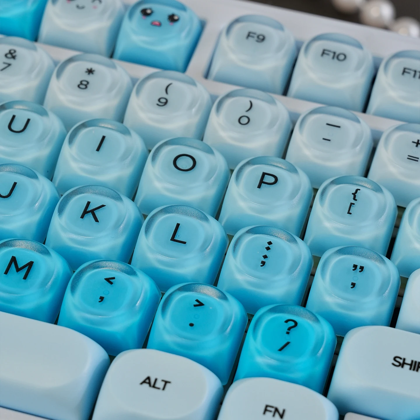 130 Keys Crystal Blue Keycaps Keyboard HOA Profile Key Caps Custom Gaming Mechanical Keyboard Keycap Set for Office Keycap PBT
130 Keys Crystal Blue Keycaps Keyboard HOA Profile Key Caps Custom Gaming Mechanical Keyboard Keycap Set for Office Keycap PBT