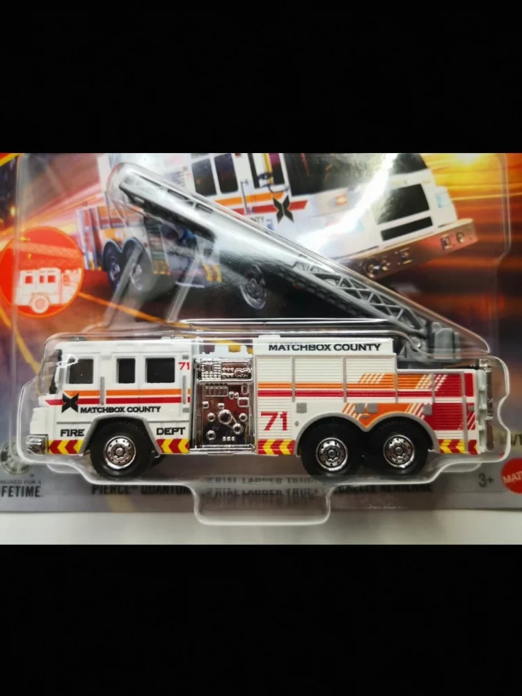 Металлическая коллекционная модель пожарной машины Matchbox Working Rigs JCY27 Pierce Quantum с выдвижной лестницей, реалистичная и детализированная
Металлическая коллекционная модель пожарной машины Matchbox Working Rigs JCY27 Pierce Quantum с выдвижной лестницей, реалистичная и детализированная