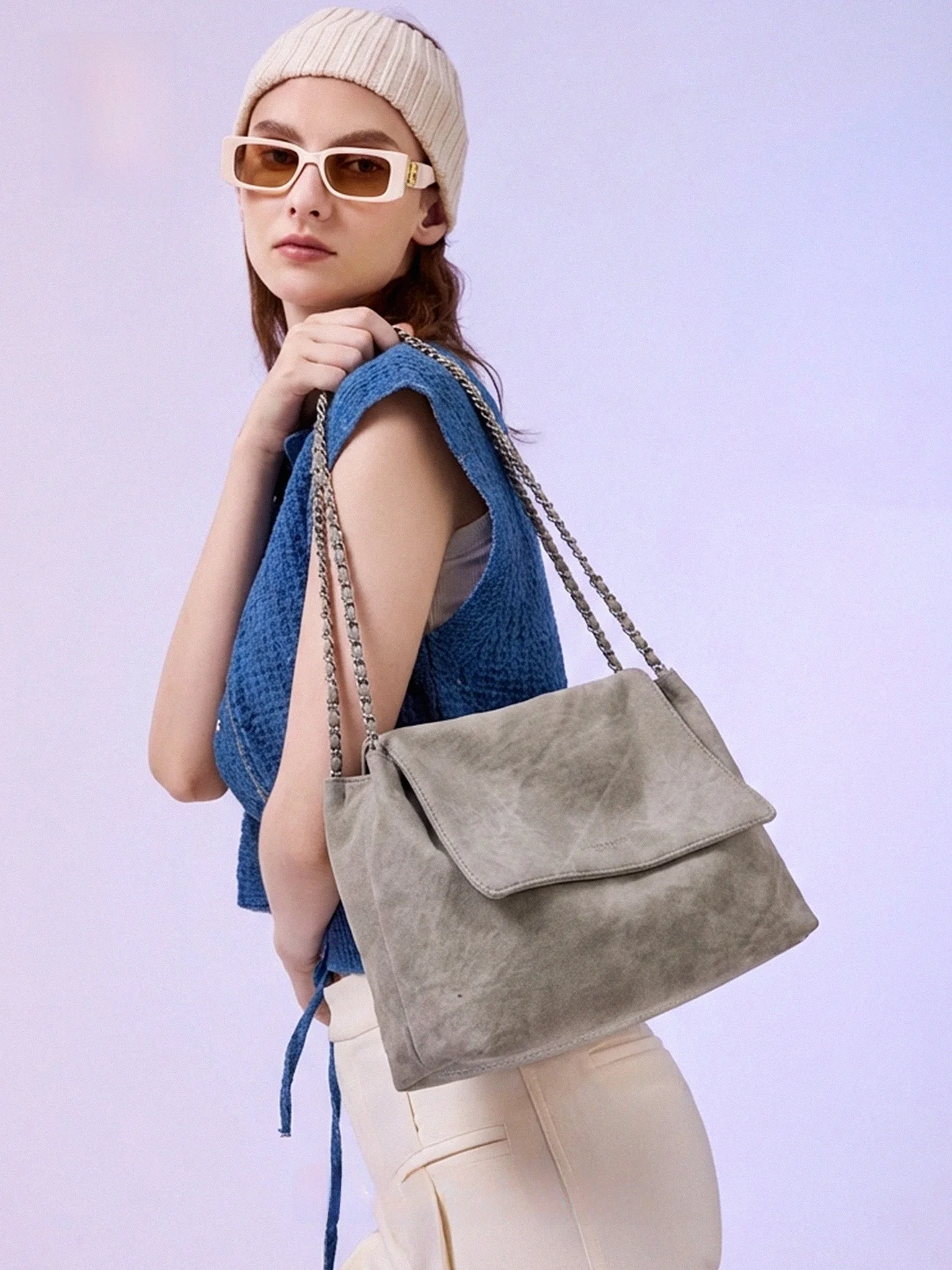 MuziKai Trendy Large Capacity Underarm Hobo Bag Casual Chic Shoulder Tote Bag for Young Women Commuting Soft Synthetic Leather
MuziKai Trendy Large Capacity Underarm Hobo Bag Casual Chic Shoulder Tote Bag for Young Women Commuting Soft Synthetic Leather