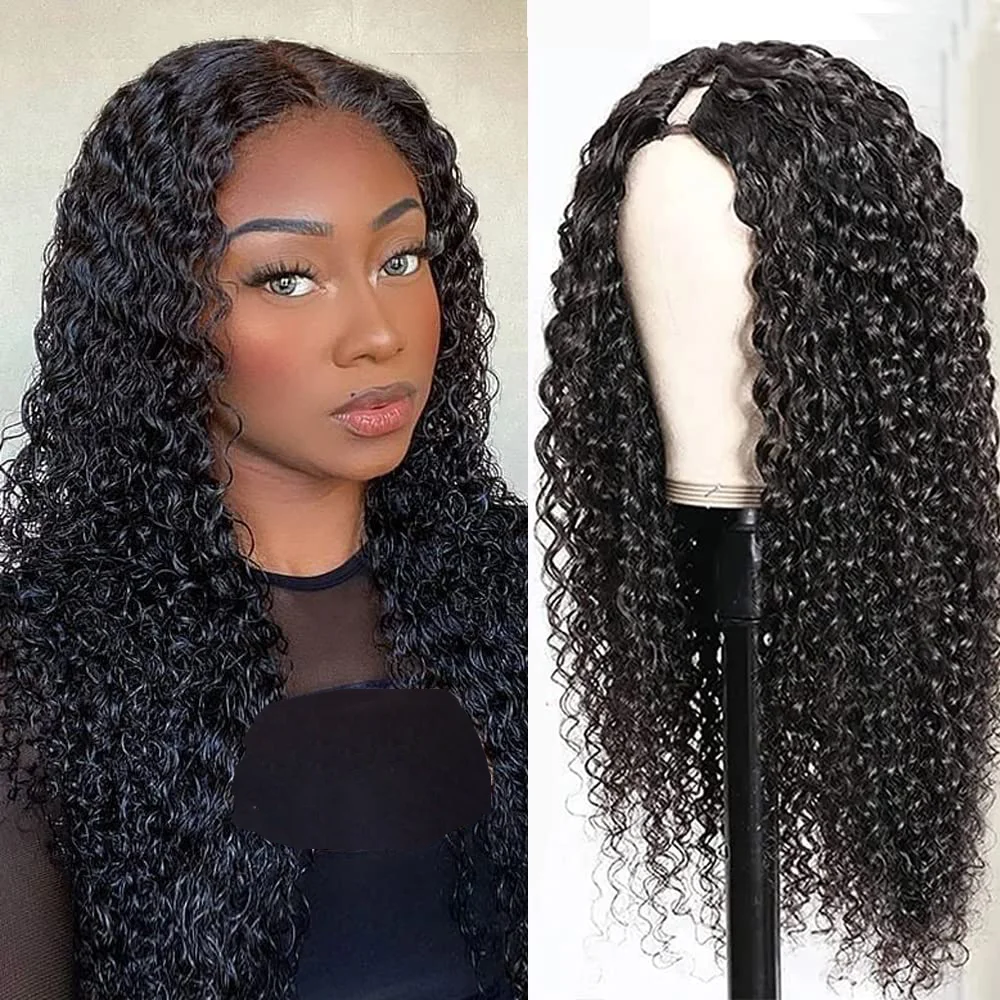 Curly Black Human Hair Wigs V Part Glueless Natural Color Remy Hair Brazilian No Leave Out Upgrade Full Machine Wigs 220 Density
Curly Black Human Hair Wigs V Part Glueless Natural Color Remy Hair Brazilian No Leave Out Upgrade Full Machine Wigs 220 Density