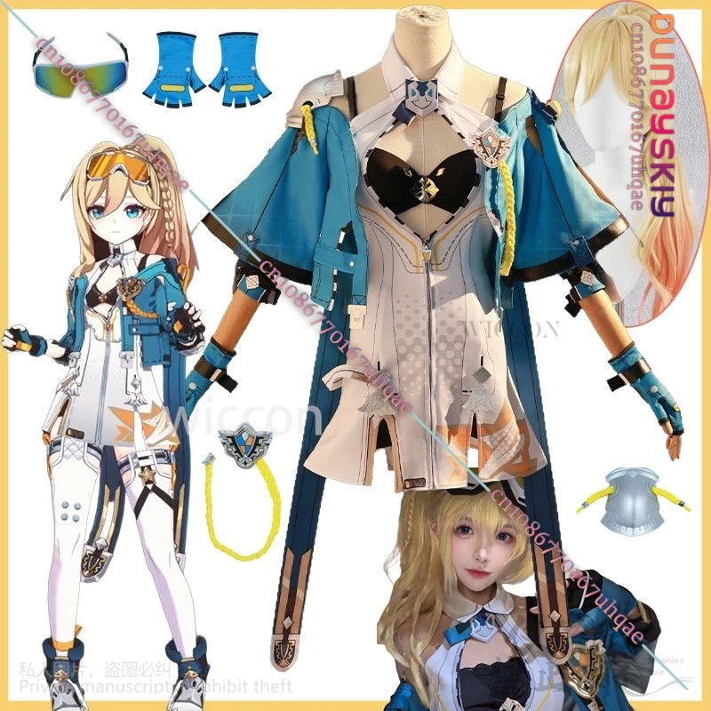 Anime Game Honkai 3rd Cosplay Bianka Ataegina Childhood Costume Dress Coat Sexy Uniform Wigs For Girls Halloween Cos Customized
Anime Game Honkai 3rd Cosplay Bianka Ataegina Childhood Costume Dress Coat Sexy Uniform Wigs For Girls Halloween Cos Customized