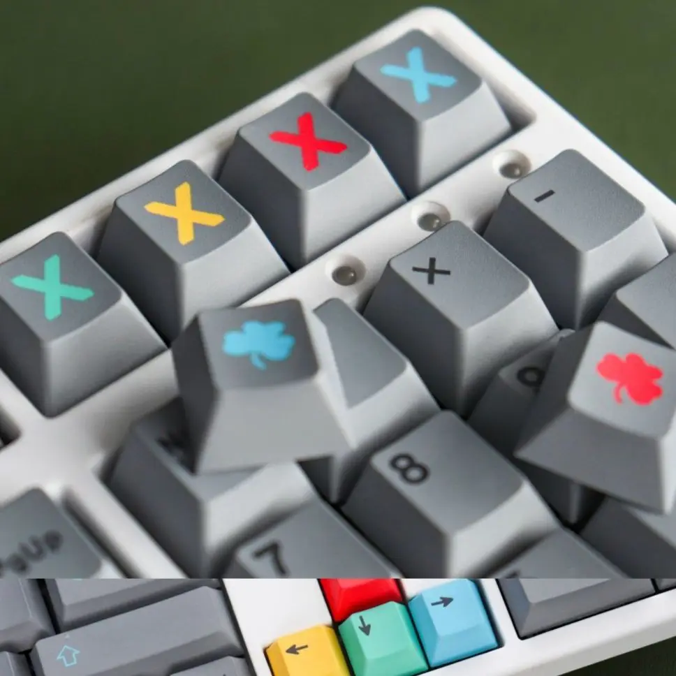 Серая оригинальная высота PBT сублимационная дополнительная крышка механической клавиатуры 64/75/9
Серая оригинальная высота PBT сублимационная дополнительная крышка механической клавиатуры 64/75/9