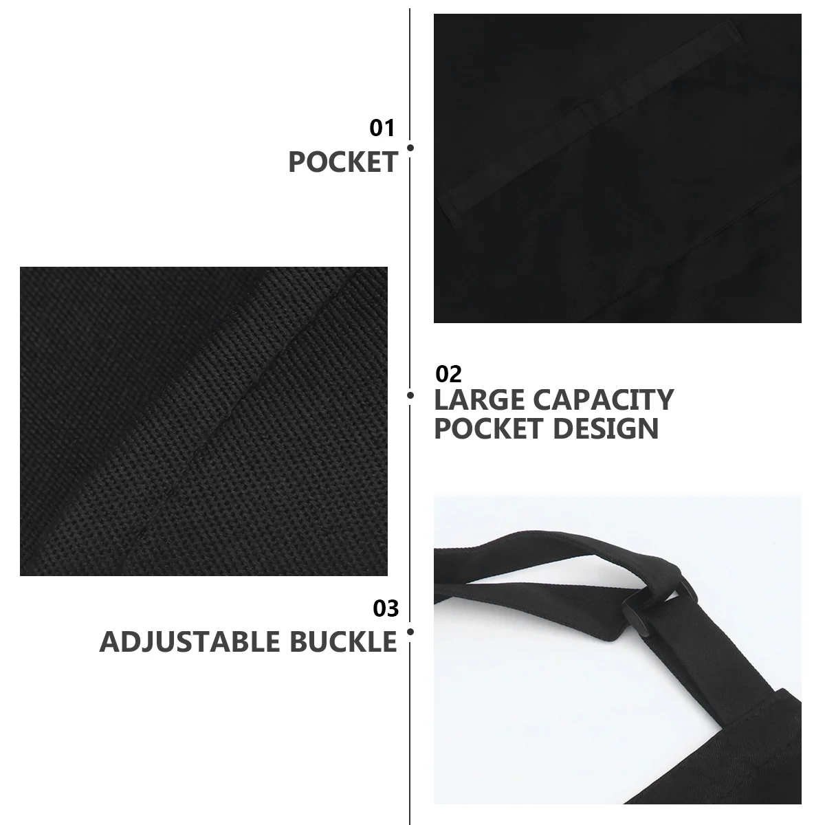 3Pcs Waterproof Adjustable Hanging Neck Apron Protective Apron for Kitchen Hairstylist Barber Shop Salon Cafe Use
3Pcs Waterproof Adjustable Hanging Neck Apron Protective Apron for Kitchen Hairstylist Barber Shop Salon Cafe Use