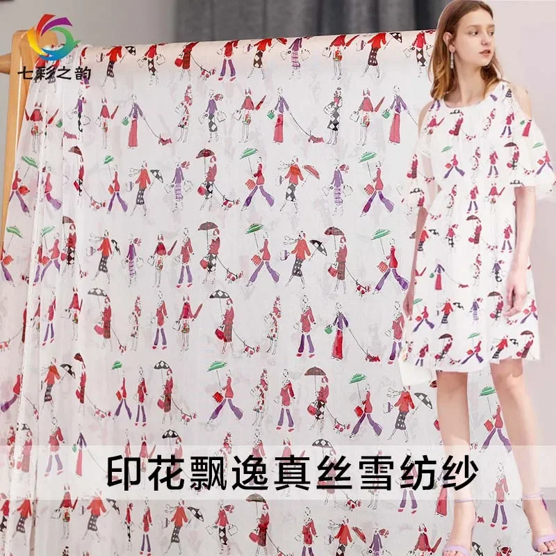 Redraspberry 135cm 6momme Silk Chiffon Fabrics Person Printed 100% Silk Materials Summer Dress DIY Sewing Clothing Freeshipping
Redraspberry 135cm 6momme Silk Chiffon Fabrics Person Printed 100% Silk Materials Summer Dress DIY Sewing Clothing Freeshipping