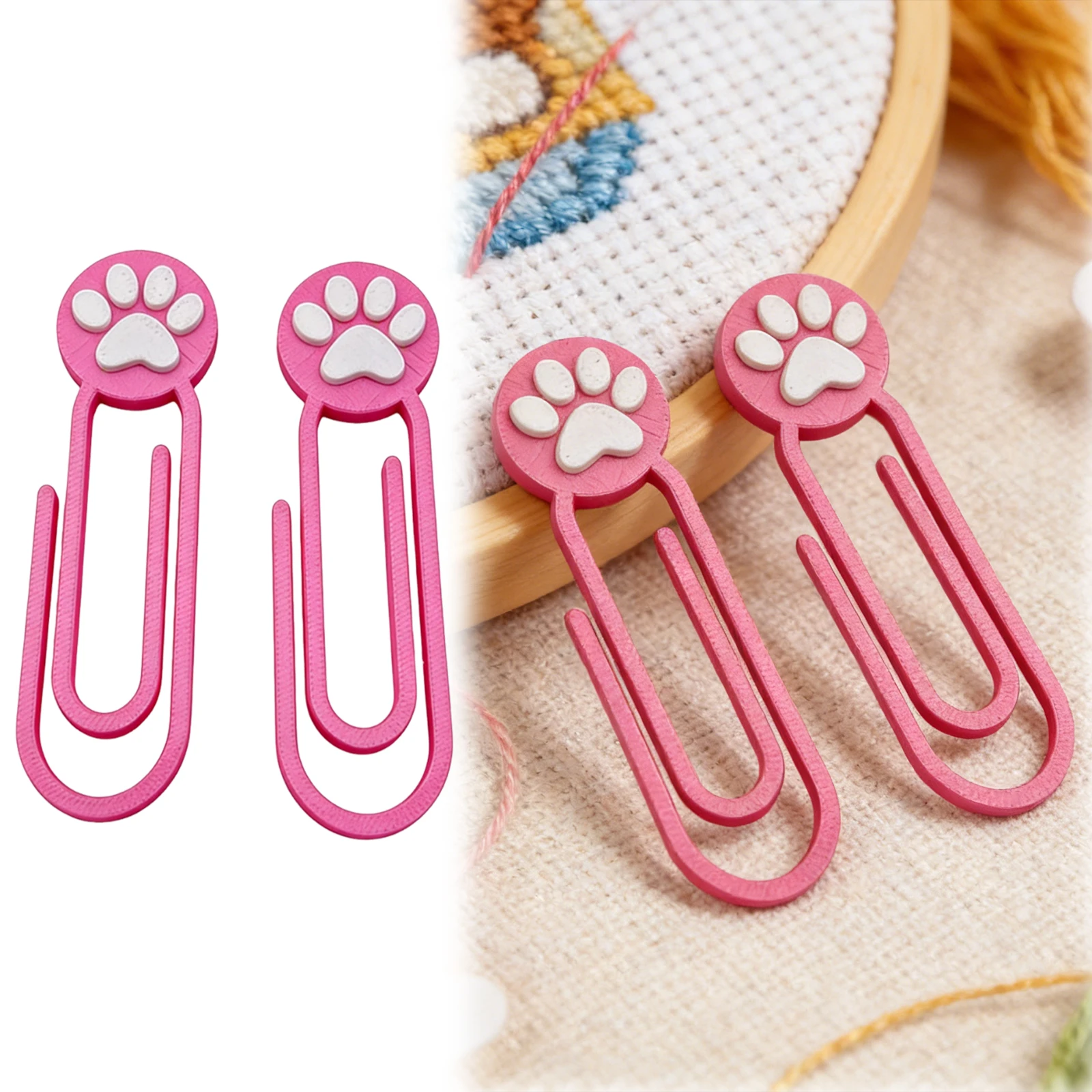 2 Pieces Paint Canvas Clips with Anti-Roll and Fixed Design Diamond Art Tools Cat Paw Shape for Canvas Storage and Organization
2 Pieces Paint Canvas Clips with Anti-Roll and Fixed Design Diamond Art Tools Cat Paw Shape for Canvas Storage and Organization