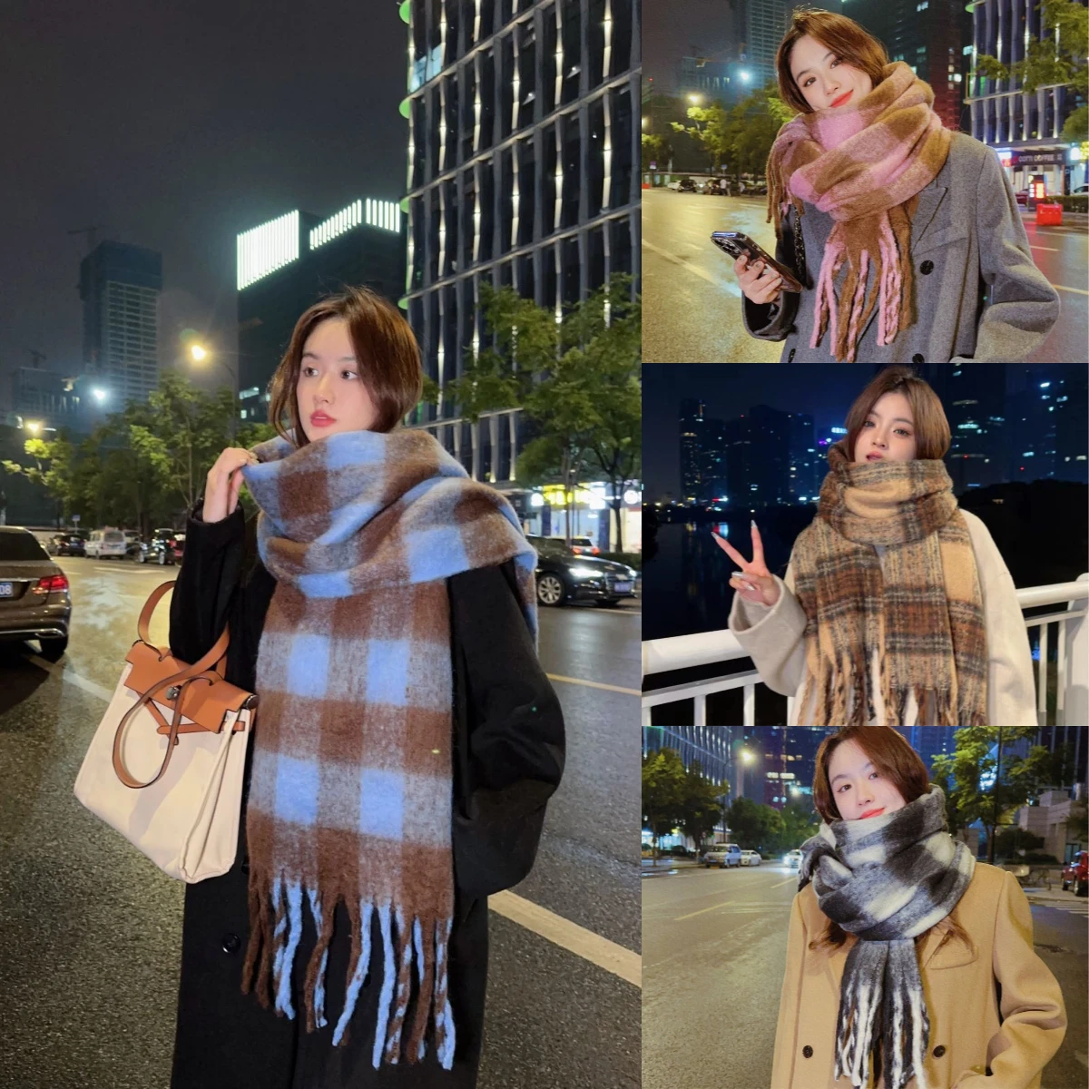 Новинка 2026, утолщенный теплый мужской и женский шарф, простой ветрозащитный модный дикий плед, имитация кашемира, студенческие ветрозащитные шарфы для девочек
Новинка 2026, утолщенный теплый мужской и женский шарф, простой ветрозащитный модный дикий плед, имитация кашемира, студенческие ветрозащитные шарфы для девочек