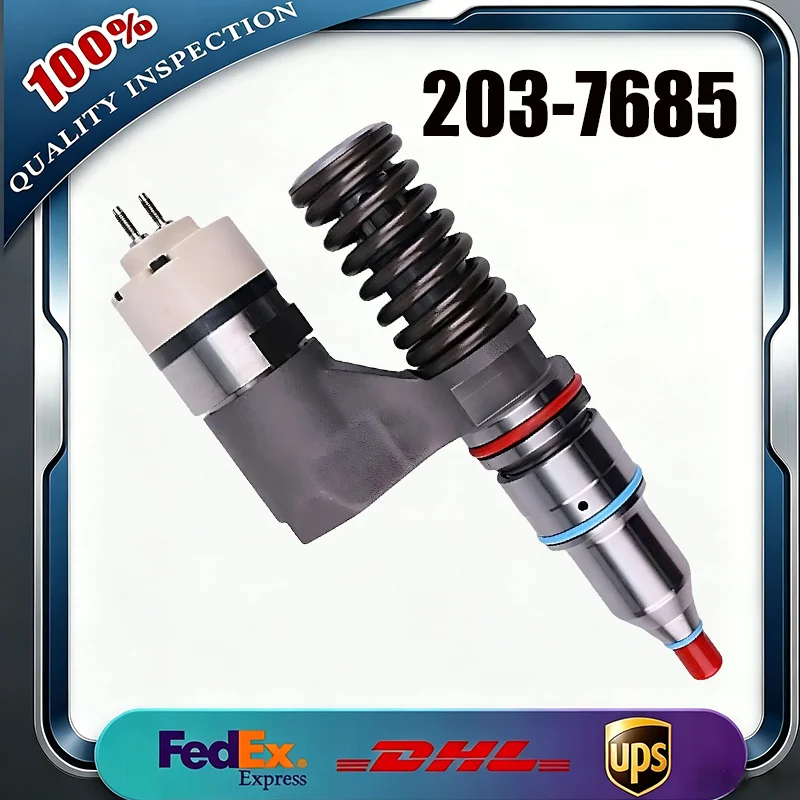 Common Rail Fuel Injector 203-7685 10R-1268 Compatible with Caterpillar CAT Engine 3196 3176C C-10 C-12 C-15 C-16 - New Part
Common Rail Fuel Injector 203-7685 10R-1268 Compatible with Caterpillar CAT Engine 3196 3176C C-10 C-12 C-15 C-16 - New Part