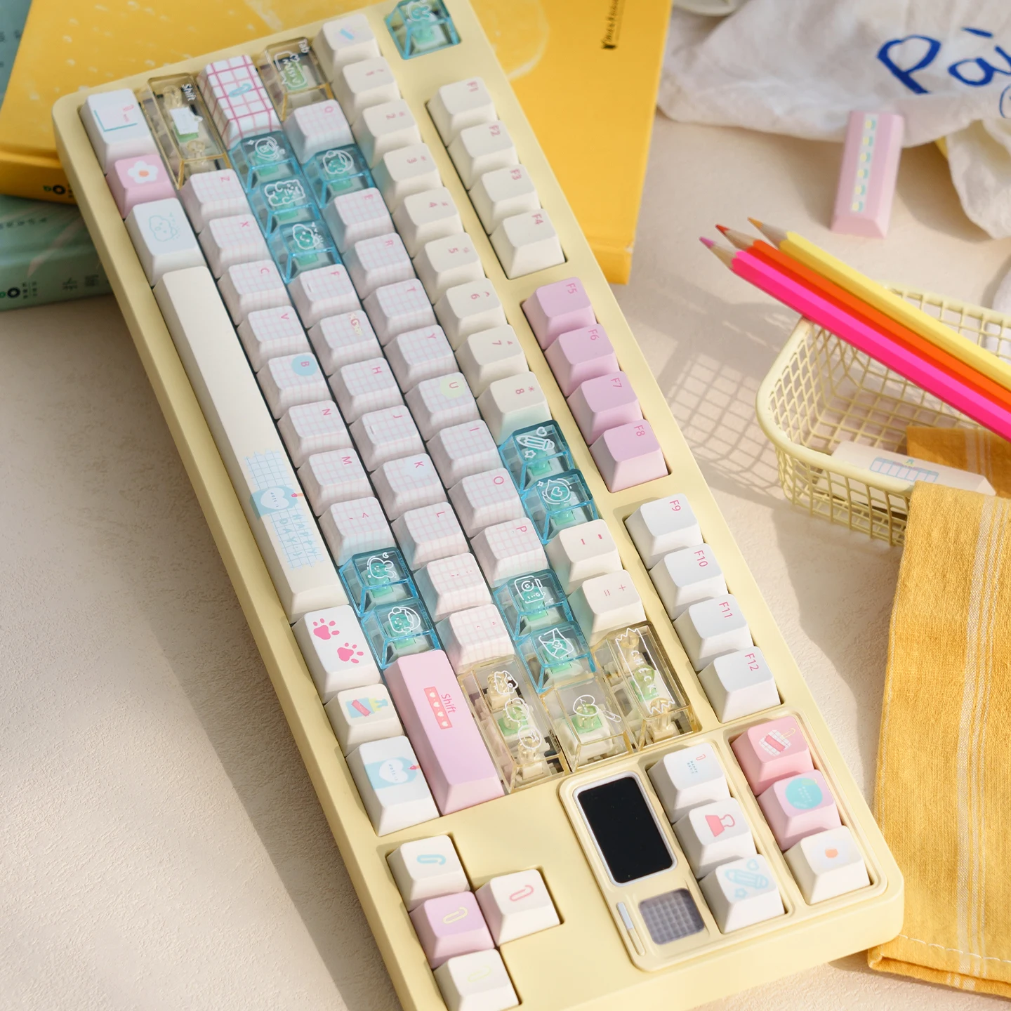 Summer Hand Account Theme Keycaps Set PBT PC MOA Cherry Profile Custom Original Handmade Keycaps for Mechanical Keyboard Gift
Summer Hand Account Theme Keycaps Set PBT PC MOA Cherry Profile Custom Original Handmade Keycaps for Mechanical Keyboard Gift