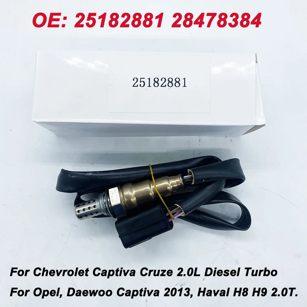 OE 25182881 28478384 Oxygen Sensor Wideband O2 Sensors Lambda Probe For Opel Chevrolet Daewoo Captiva Diesel Haval H8 H9 2.0T
OE 25182881 28478384 Oxygen Sensor Wideband O2 Sensors Lambda Probe For Opel Chevrolet Daewoo Captiva Diesel Haval H8 H9 2.0T