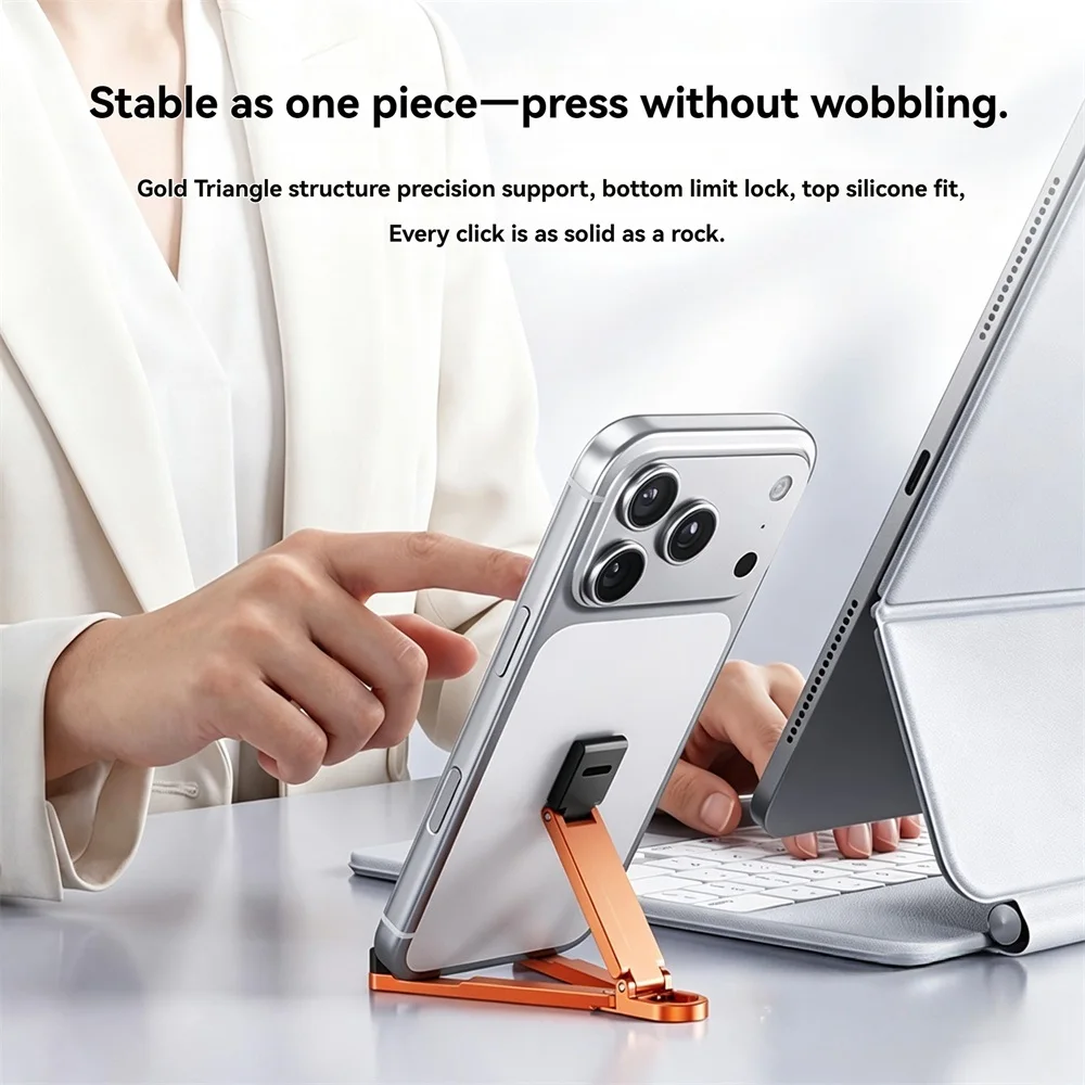 Lightweight keychain Mini Phone Holder Supports Landscape And Portrait Modes Folding Bracket 180° Infinite Rotation Bracket
Lightweight keychain Mini Phone Holder Supports Landscape And Portrait Modes Folding Bracket 180° Infinite Rotation Bracket
