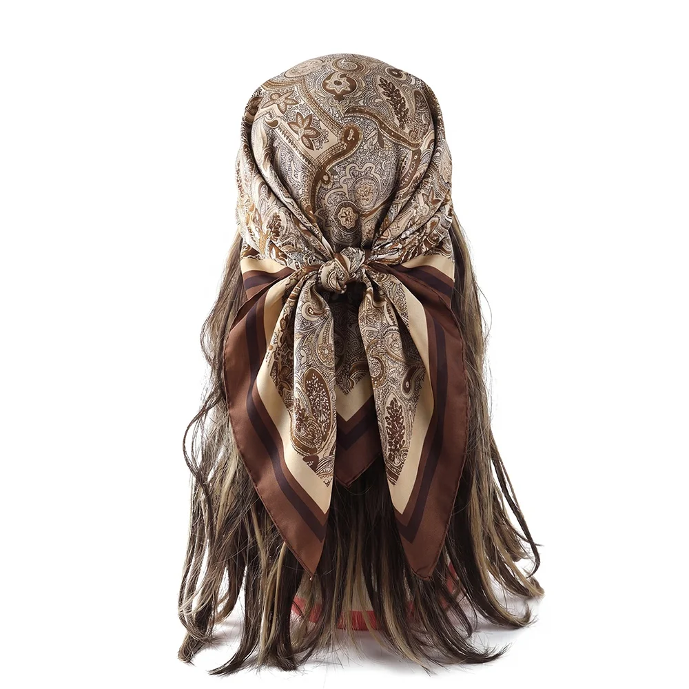 Scarf Fashion Handkerchief Hijab Square Bandana Silk Scarves Woman Headscarf Women's Luxury Print Turban Headwrap Shawl Wraps
Scarf Fashion Handkerchief Hijab Square Bandana Silk Scarves Woman Headscarf Women's Luxury Print Turban Headwrap Shawl Wraps