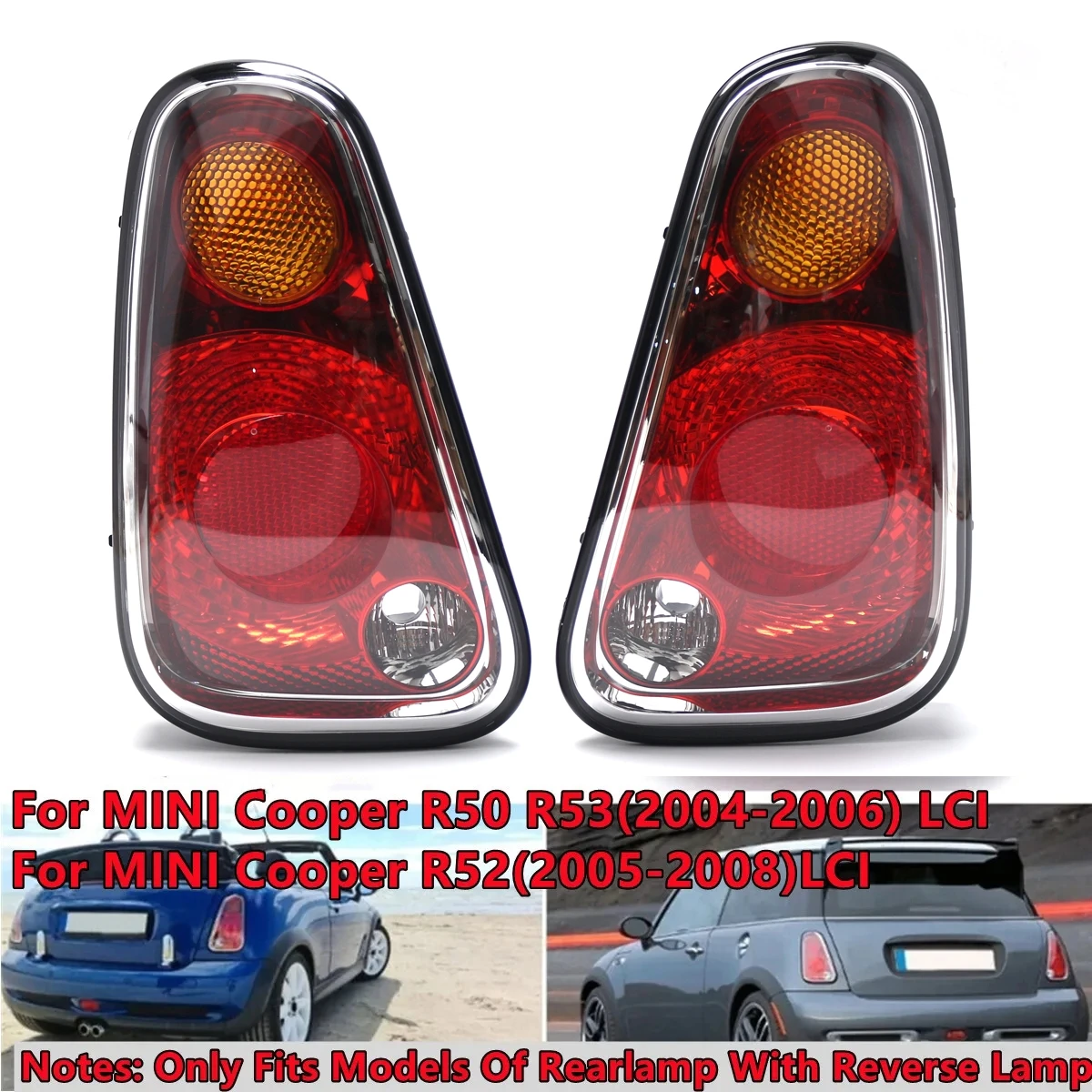 Для Mini Cooper R50 R52 R53 2005 2006 2007 2008 задний фонарь без лампочек задний фонарь стояночного тормоза 63217166955
Для Mini Cooper R50 R52 R53 2005 2006 2007 2008 задний фонарь без лампочек задний фонарь стояночного тормоза 63217166955
