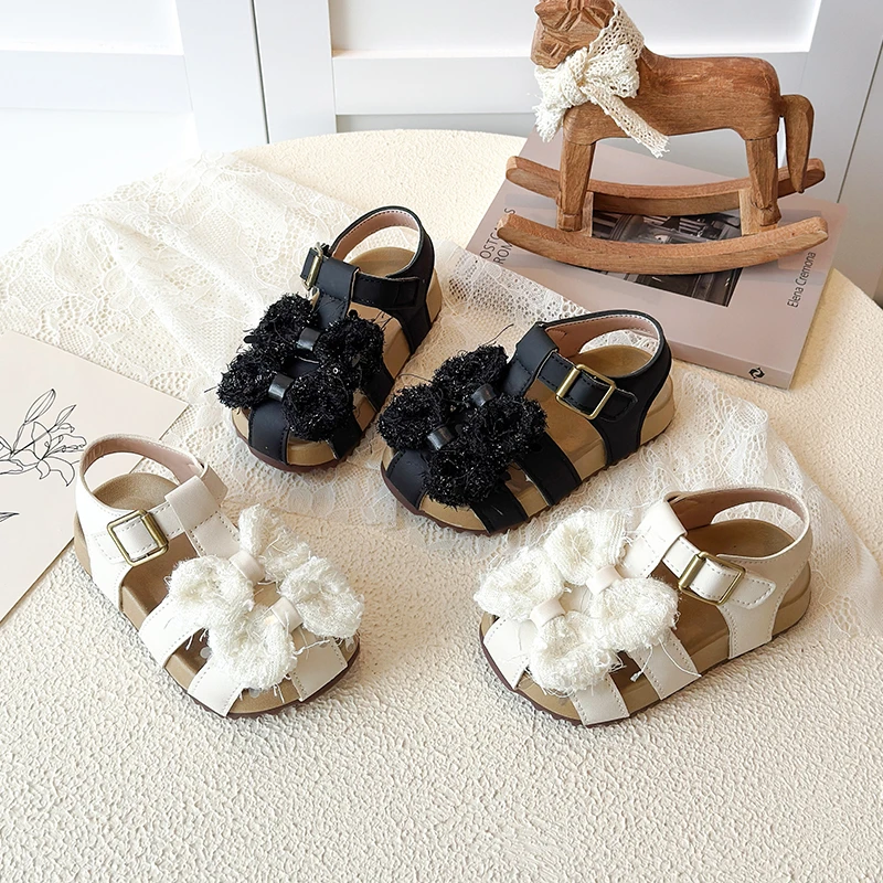 Baby Girls Summer Sandals Princess Sweet with Double Bow-knot Deco Toe-covered Peep Toe Fashion Kids Beach Shoes Soft Sole
Baby Girls Summer Sandals Princess Sweet with Double Bow-knot Deco Toe-covered Peep Toe Fashion Kids Beach Shoes Soft Sole