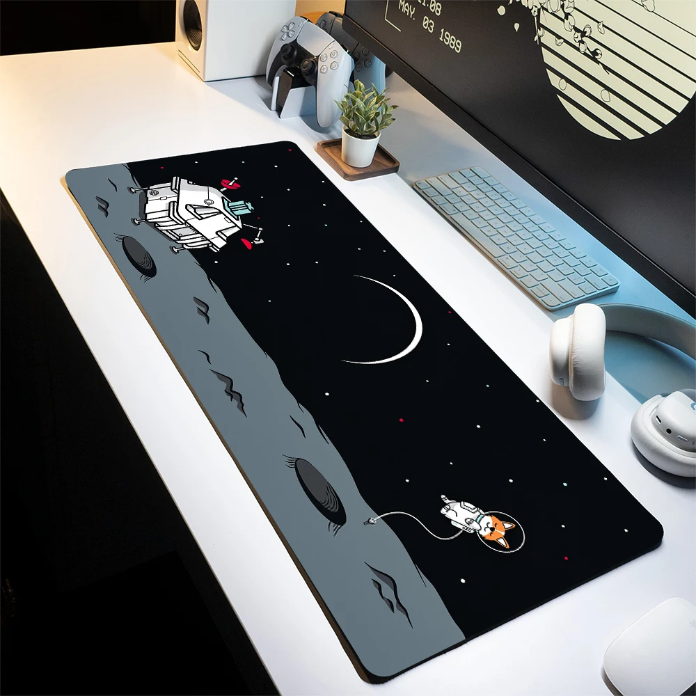 Дизайн колпачка для клавиш Moon Starry Sky Коврик для мыши Настольный коврик с прошитыми краями резиновые противоскользящие настольные аксессуары Колпачки для клавиш и коврик для щенка 
Дизайн колпачка для клавиш Moon Starry Sky Коврик для мыши Настольный коврик с прошитыми краями резиновые противоскользящие настольные аксессуары Колпачки для клавиш и коврик для щенка