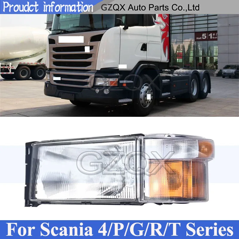CAPQX Headlight Front Bumper Head Light Head Lamp For Scania 4/P/G/R/T Series Truck Headlamp Corner Trun Light 1732510 1732509
CAPQX Headlight Front Bumper Head Light Head Lamp For Scania 4/P/G/R/T Series Truck Headlamp Corner Trun Light 1732510 1732509