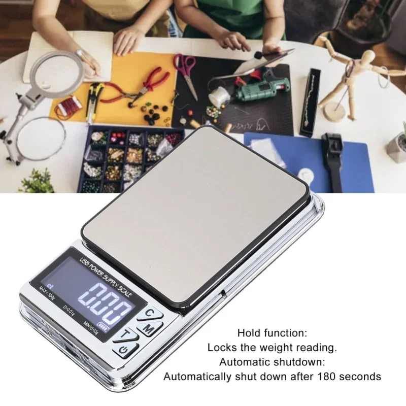 E9 Digital Milligram Kitchen Scale 500g 0.01g 7 Units USB Charging Pocket Jewelry Coffee Scale Espresso Scale Food Baking Tools
E9 Digital Milligram Kitchen Scale 500g 0.01g 7 Units USB Charging Pocket Jewelry Coffee Scale Espresso Scale Food Baking Tools