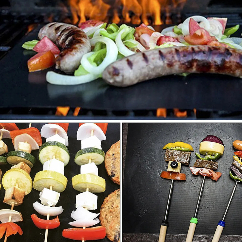 2pcs BBQ Mat Heat Resistant Baking Cooking Glass Fiber Liners Oven Mats Nonstick Reusable Durable MultiPurpose Baking Sheets
2pcs BBQ Mat Heat Resistant Baking Cooking Glass Fiber Liners Oven Mats Nonstick Reusable Durable MultiPurpose Baking Sheets