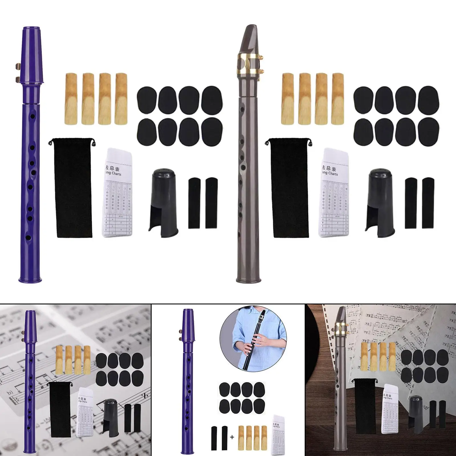 Mini Pocket Saxophone with Mouthpiece Reeds Carrying Bag Fingering Chart 8 Hole Portable Lightweight Portable Saxophone
Mini Pocket Saxophone with Mouthpiece Reeds Carrying Bag Fingering Chart 8 Hole Portable Lightweight Portable Saxophone