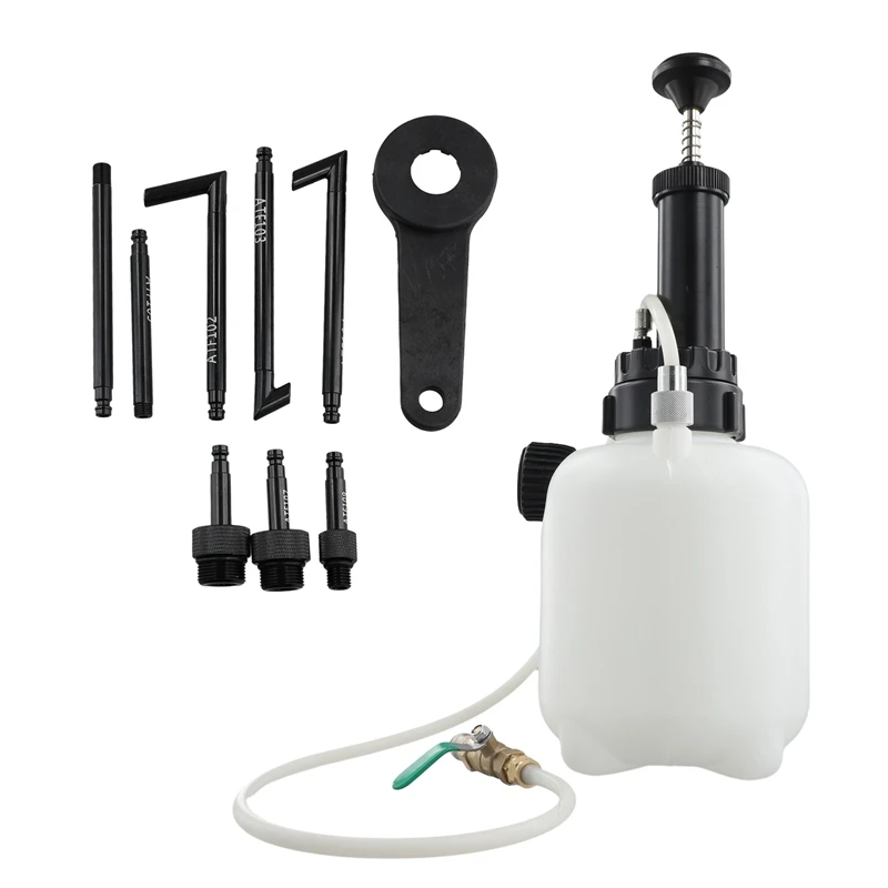 Manual Transmission Oil Filling System Fluid Pump Tool 3L With Adapter Brake Oil Bottle (A)
Manual Transmission Oil Filling System Fluid Pump Tool 3L With Adapter Brake Oil Bottle (A)