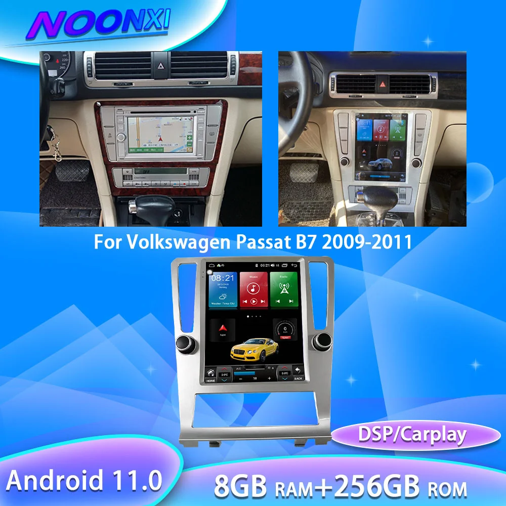 Автомобильный мультимедийный плеер, 8 ГБ + 256 ГБ, экран Tesla Android 11,0 для VW Passat B7 2009-2011, радио, стерео, GPS-навигация, головное устройство Carplay
Автомобильный мультимедийный плеер, 8 ГБ + 256 ГБ, экран Tesla Android 11,0 для VW Passat B7 2009-2011, радио, стерео, GPS-навигация, головное устройство Carplay