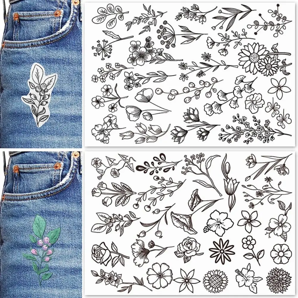 2Pcs Flowers and Leaf Designs Stitching Embroidery Paper DIY Handmade Embroidery Crafts Water Soluble Stabilizer Hand Stitch
2Pcs Flowers and Leaf Designs Stitching Embroidery Paper DIY Handmade Embroidery Crafts Water Soluble Stabilizer Hand Stitch