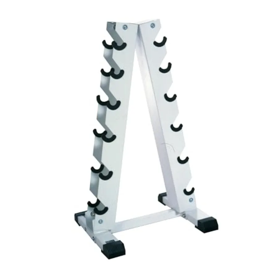 CAP Barbell A-Frame Dumbbell Rack for Home Gym Heavy-Duty Steel Construction Black Finish Compact Design with 1000LB Weight Cap
CAP Barbell A-Frame Dumbbell Rack for Home Gym Heavy-Duty Steel Construction Black Finish Compact Design with 1000LB Weight Cap