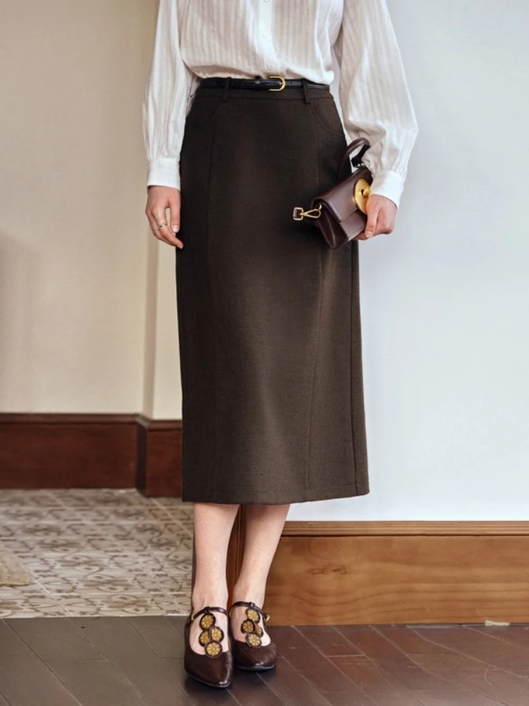 OLrain Simple Skirt Women's Casual Solid High-Waisted Back Slit Straight Skirt 2025 Autumn Female Elegant Clothing O57QB000298
OLrain Simple Skirt Women's Casual Solid High-Waisted Back Slit Straight Skirt 2025 Autumn Female Elegant Clothing O57QB000298