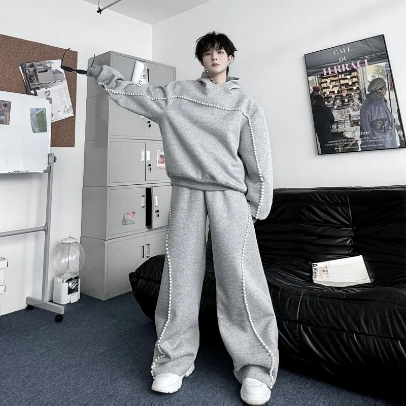 Handmade Bead Embellied Hoodie And Pants Set ort Sle Long Sve Men's Casual Wear Autumn Collection Teen Boy Suitable
Handmade Bead Embellied Hoodie And Pants Set ort Sle Long Sve Men's Casual Wear Autumn Collection Teen Boy Suitable
