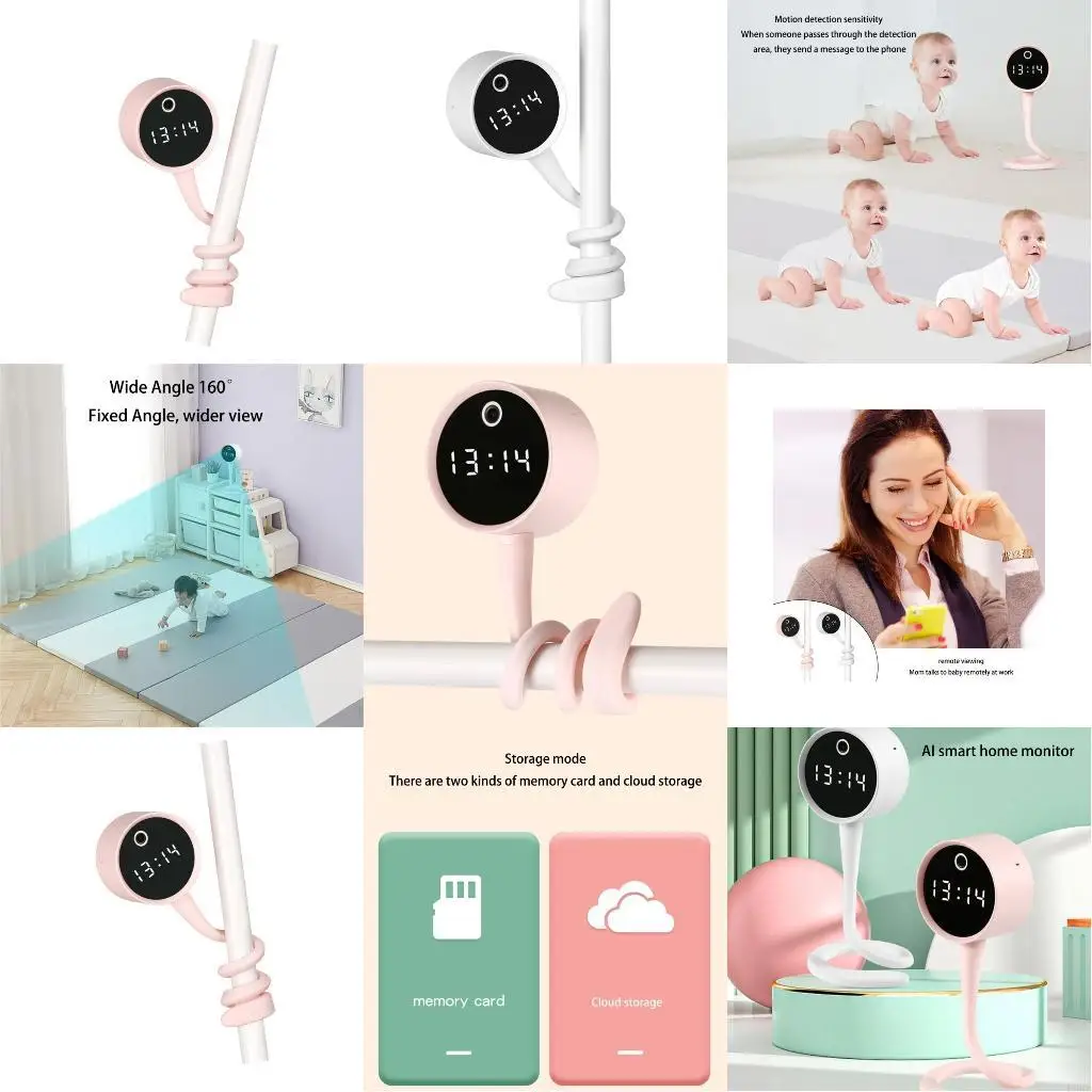 Lightweight Baby Monitors Easy Installation Mount Camera with Adjustable View L8RB
Lightweight Baby Monitors Easy Installation Mount Camera with Adjustable View L8RB