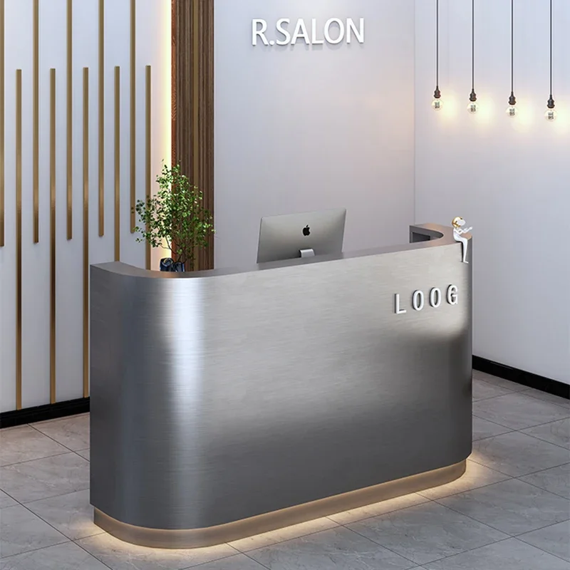 Reception Salon Professional Office Furniture Bureau Shop Counter Luxury Bank Aesthetic Desk Counters For Small Bureau Business
Reception Salon Professional Office Furniture Bureau Shop Counter Luxury Bank Aesthetic Desk Counters For Small Bureau Business