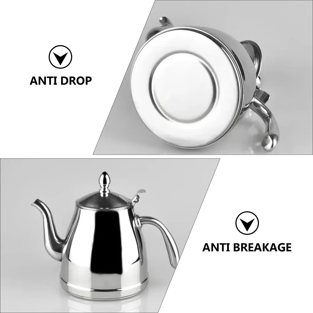 Stainless Steel Teakettle Easy Clean Universal Kettle Heating Pot for Gas Stove Induction Cooker Home Kitchen Water
Stainless Steel Teakettle Easy Clean Universal Kettle Heating Pot for Gas Stove Induction Cooker Home Kitchen Water
