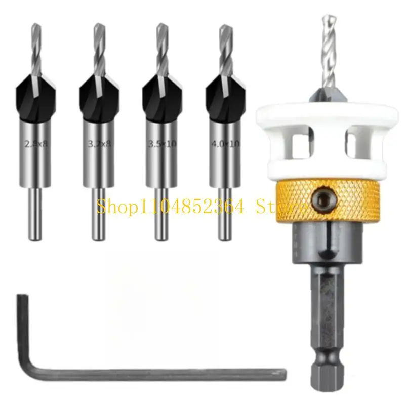 652F 6pcs Countersink Drill Set Adjustable Length for Efficient Precise Drilling
652F 6pcs Countersink Drill Set Adjustable Length for Efficient Precise Drilling