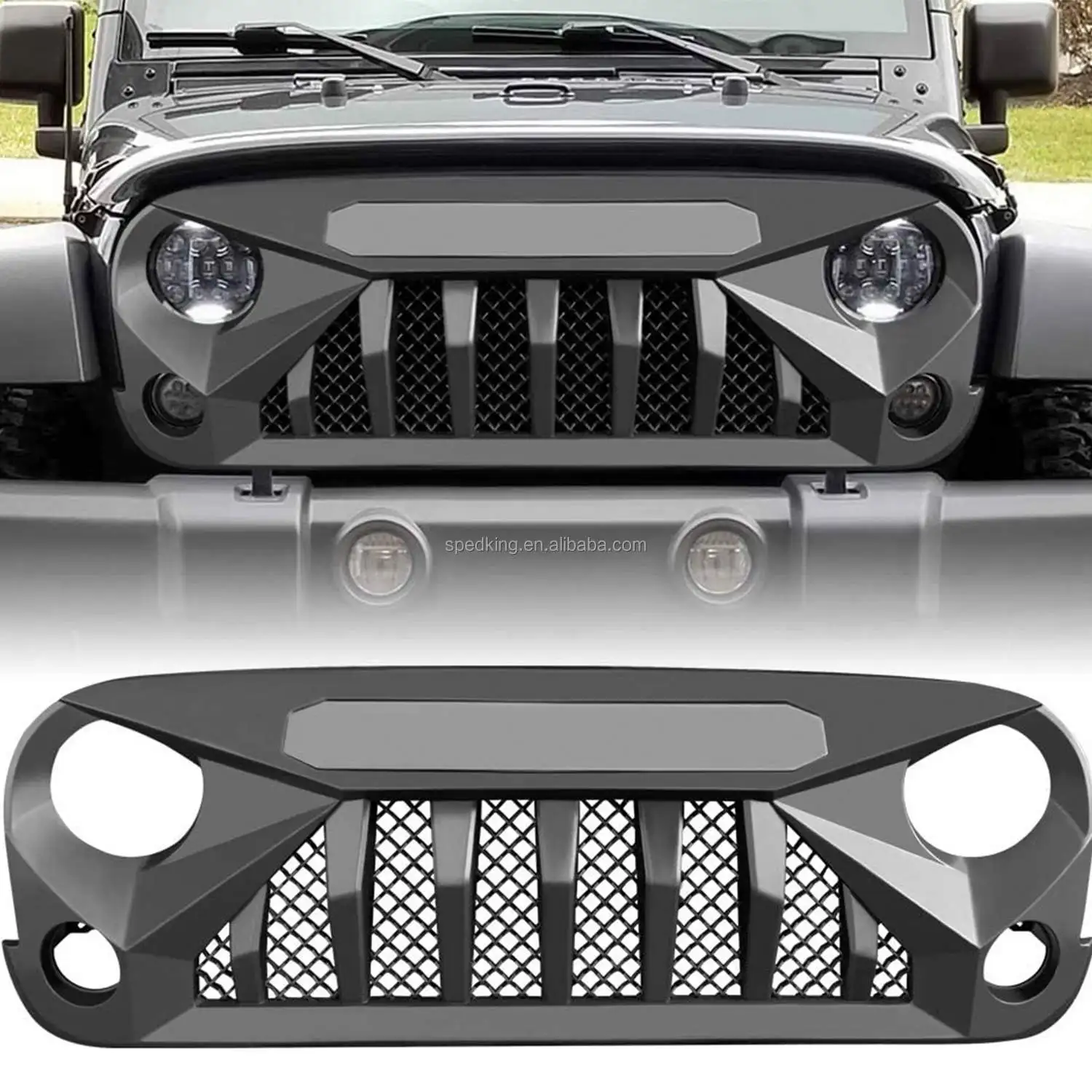 Spedking Front car Grille with light For JEEP WRANGLER JK accessories 4x4 offroad
Spedking Front car Grille with light For JEEP WRANGLER JK accessories 4x4 offroad