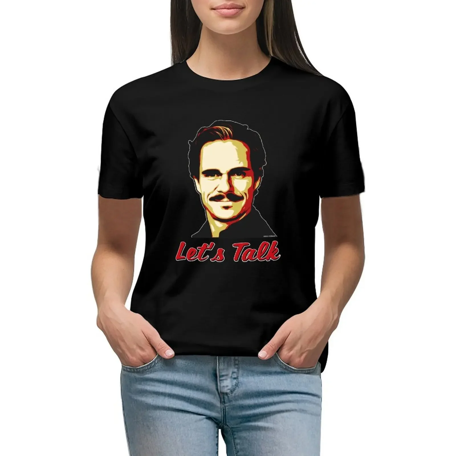 Better Call Saul, Let's Talk, Lalo Salamanca (red version) - by CH3Media T-Shirt summer clothes spring clothes Women 2024
Better Call Saul, Let's Talk, Lalo Salamanca (red version) - by CH3Media T-Shirt summer clothes spring clothes Women 2024