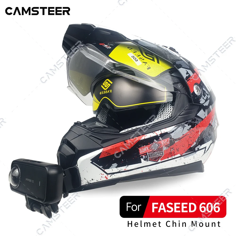 FASEED 606 Helmet Custom Aluminium Chin Mount for GoPro Hero 12 11 10 9 Insta360 X4 X3 Ace pro DJI Action 3 4 Camera Accessories
FASEED 606 Helmet Custom Aluminium Chin Mount for GoPro Hero 12 11 10 9 Insta360 X4 X3 Ace pro DJI Action 3 4 Camera Accessories