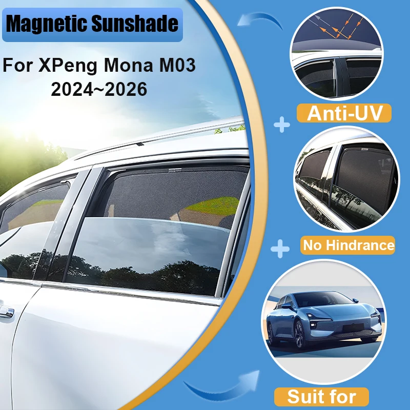Car Sunproof For XPeng Mona M03 2024 2025 2026 Windshield Frame Blind Window Sun Visor Shade Anti-UV Car Protection Accessories
Car Sunproof For XPeng Mona M03 2024 2025 2026 Windshield Frame Blind Window Sun Visor Shade Anti-UV Car Protection Accessories
