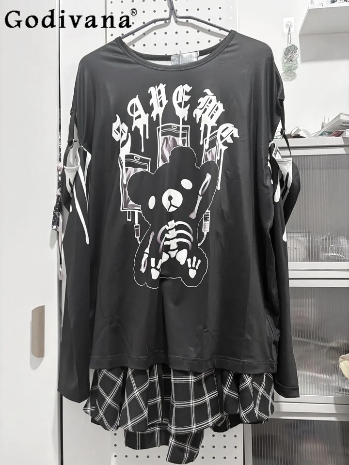 Original Student Long Sleeve T-Shirt 2026 New Summer Cute Cartoon Printed Subculture Two Dimensional Loose White TShirt Y2k Top
Original Student Long Sleeve T-Shirt 2026 New Summer Cute Cartoon Printed Subculture Two Dimensional Loose White TShirt Y2k Top