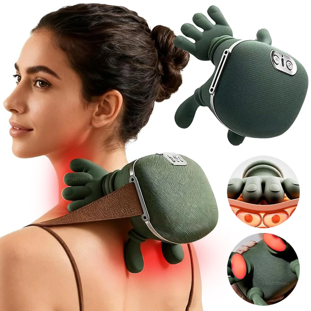 Массажер для шеи Электрический массажер для шеи с подогревом Устройство для массажа шеи Машина для массажа шеи и плеч для облегчения боли в шее
Массажер для шеи Электрический массажер для шеи с подогревом Устройство для массажа шеи Машина для массажа шеи и плеч для облегчения боли в шее