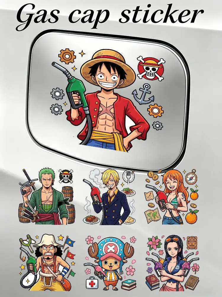 ONE PIECE LUFFY ZORO Car Fuel Tank Cap Warning Sticker Waterproof Vinyl Fuel Cap Decal
ONE PIECE LUFFY ZORO Car Fuel Tank Cap Warning Sticker Waterproof Vinyl Fuel Cap Decal