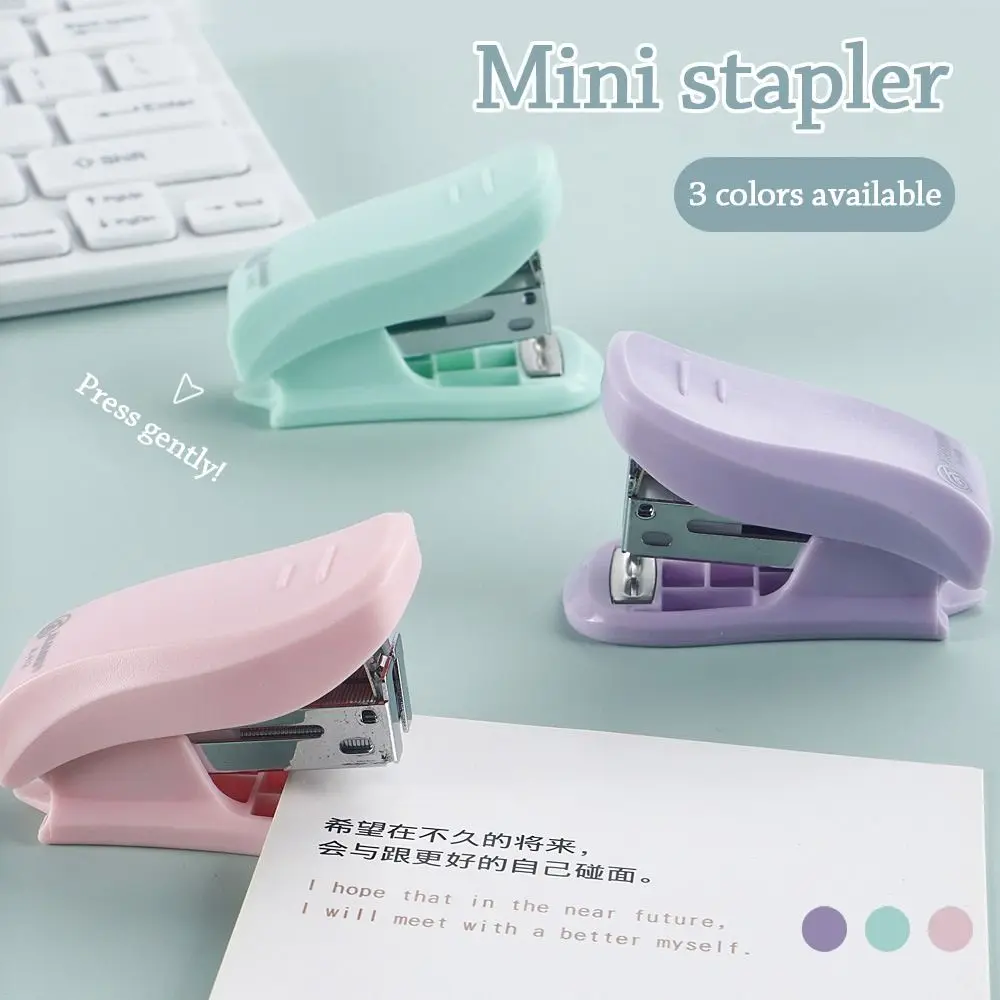 High Quality Fresh Color Mini Stapler Labor Saving 26/6 Staples Stapling Machine Staples Bookbinding Machine School Office
High Quality Fresh Color Mini Stapler Labor Saving 26/6 Staples Stapling Machine Staples Bookbinding Machine School Office