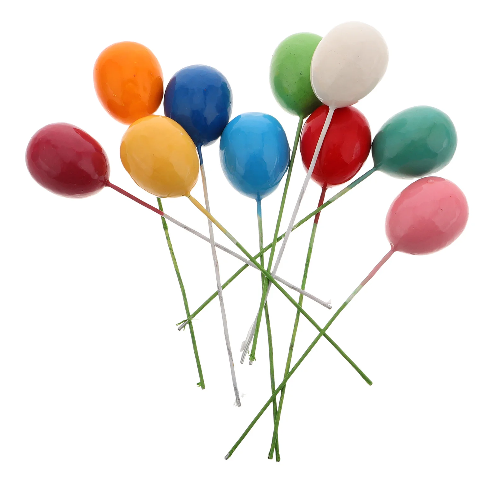 20Pcs Colorful Easter Egg Balloon Cake Toppers DIY Insert Decorations for Birthday Wedding Holiday Party Supplies
20Pcs Colorful Easter Egg Balloon Cake Toppers DIY Insert Decorations for Birthday Wedding Holiday Party Supplies